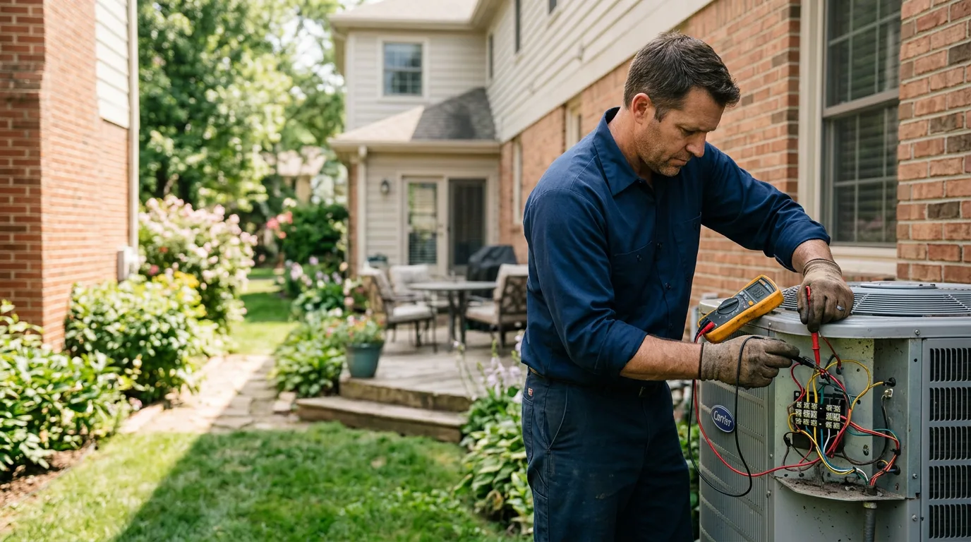 HVAC technician working near Milton, WA